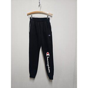 CHAMPION Men's Jogger Pants Black Activewear Athletic Comfort Small